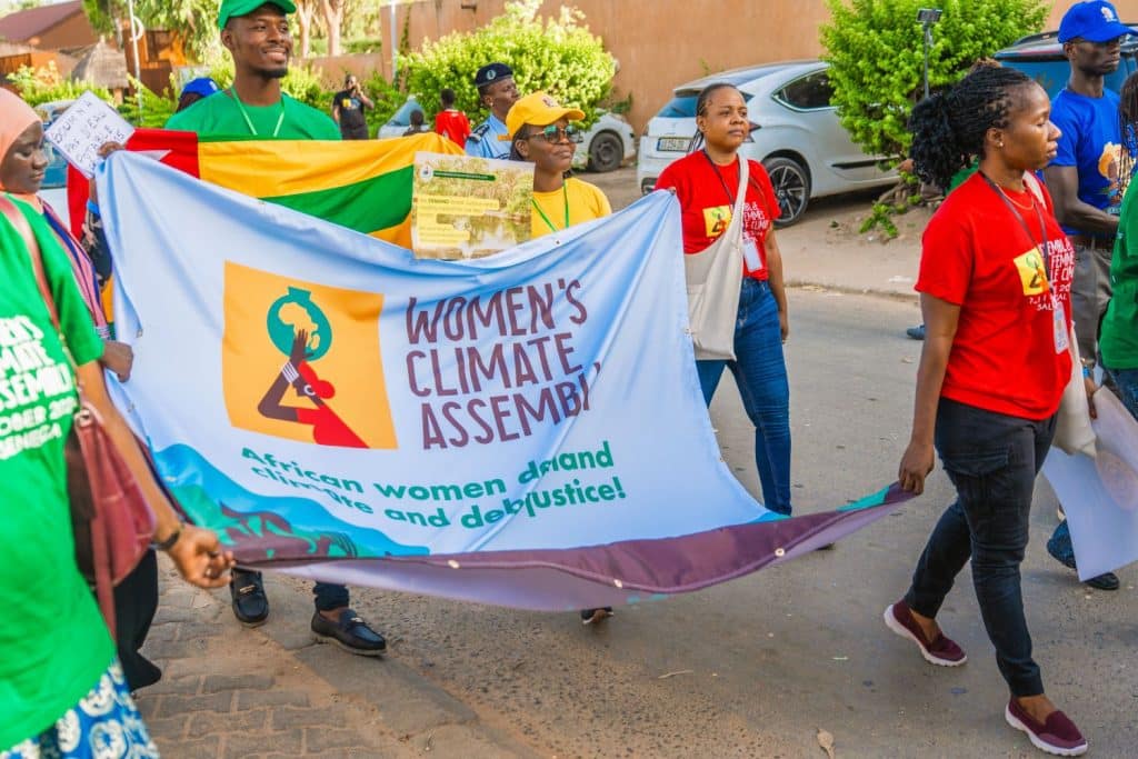 2024 WCA regional participants marching in Saly, Senegal